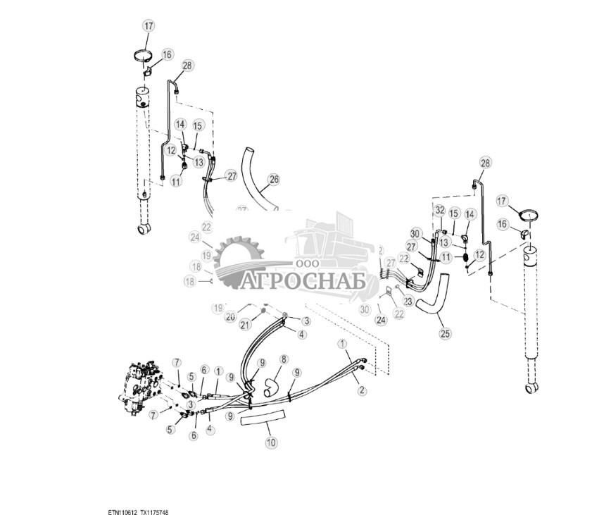 Гидросистема цилиндра стабилизатора - ST817147 578.jpg